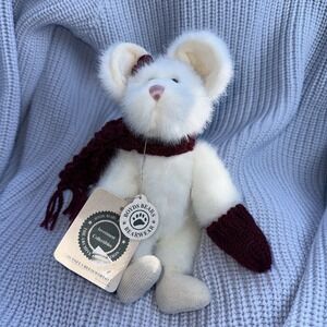 Vtg 2000 Boyds Bears Chutney Cheeseworthy #916710 8" Plush Winter Mouse Tags